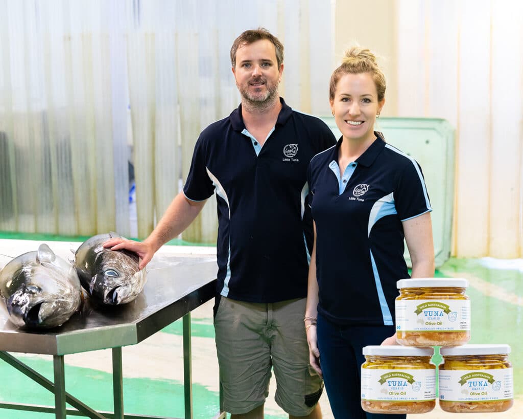 Kate and rowan lamason owners of cairns little seafood